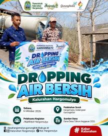PEMKAL HARGOMULYO SALURKAN AIR BERSIH BAGI WARGA PADUKUHAN SURUH